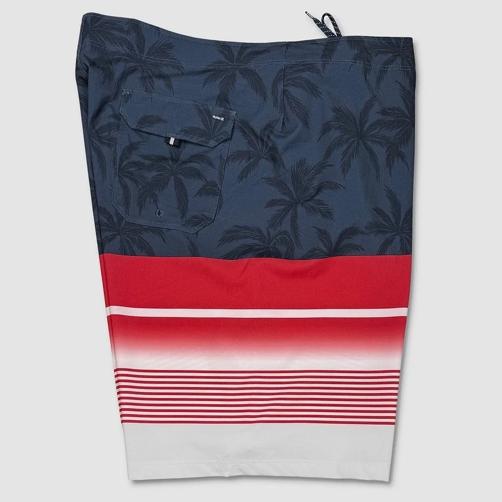 Hurley Phantom Weekender Board Shorts - NWT Mens 40 Blue / Red - #49595-K6